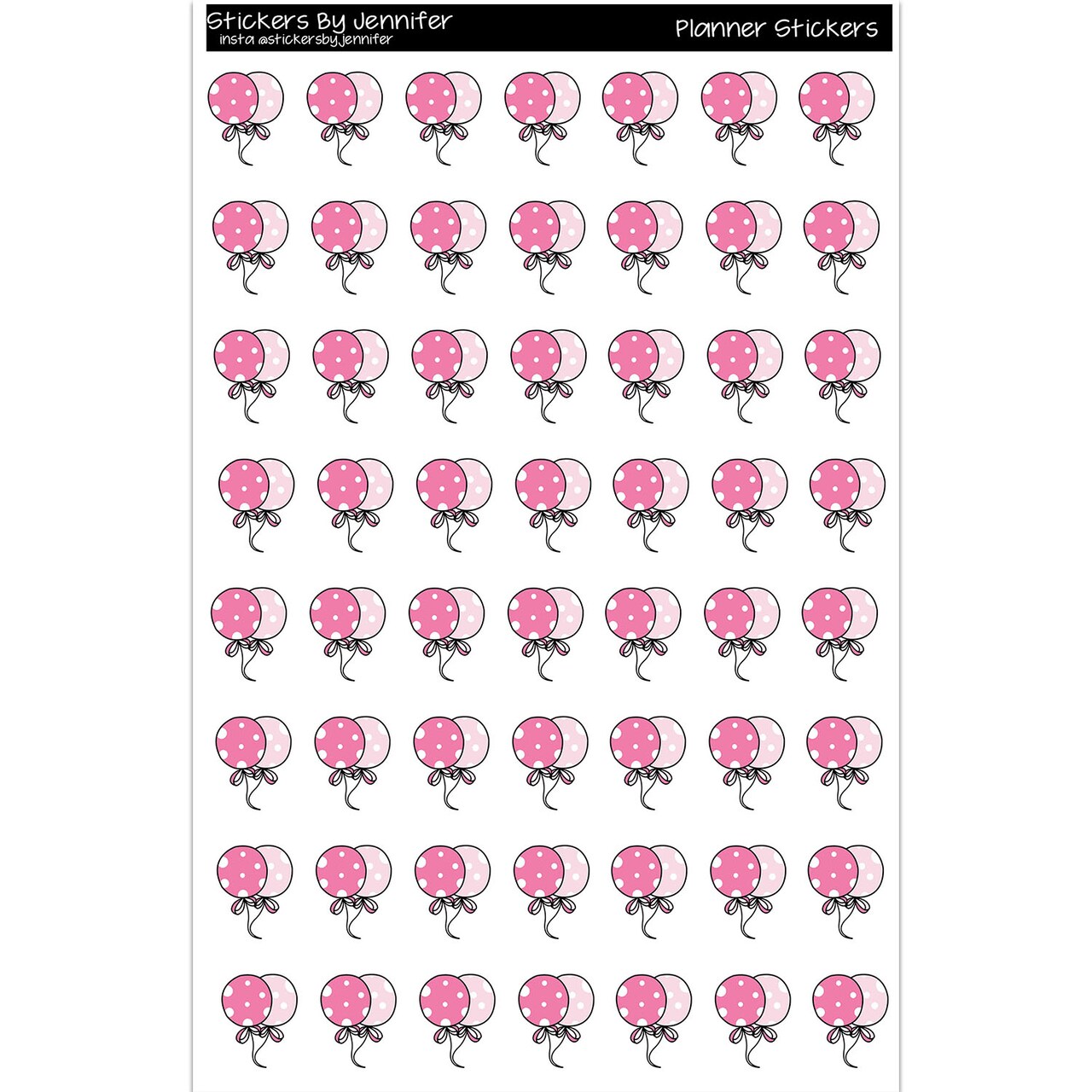 Balloon Planner Stickers Scrapbooking Kids DIY Arts Crafting